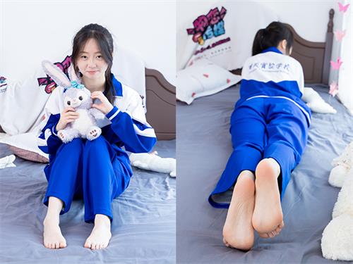 [物恋传媒] No.2764 萌萌-帆布鞋、白棉袜、裸足、校服[164P1V-3.63GB]