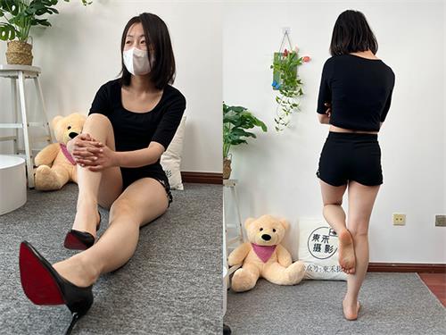 [东禾摄影]No.082 黑色短裤高跟鞋[312P1V-1.67G]