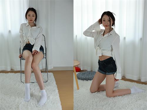 [东禾摄影]No.096 小贝-休闲短裤裸足白袜[280P-1.27G]
