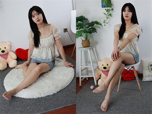 [东禾摄影]No.102 休闲装牛仔短裤裸足[149P-591M]