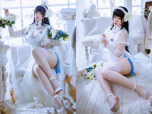 [美图精选]2807-Meroko_魅瞳-95式花嫁【22P/40M】