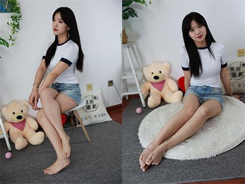 [东禾摄影]No.103 休闲装牛仔短裤裸足 [192P1V-3.87G]